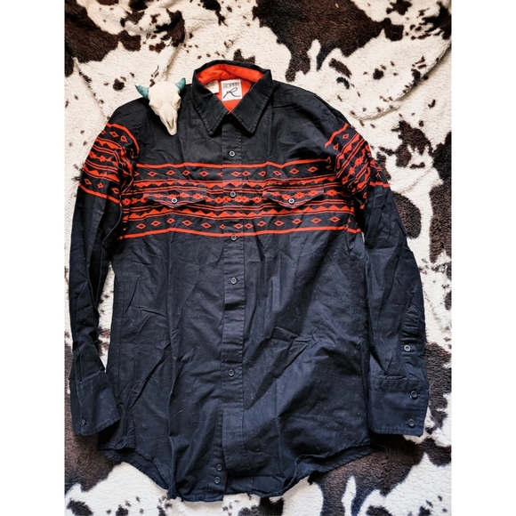 Roper Other - "ROPER" 80'S/90'S WESTERN BUTTON UP- MULTI